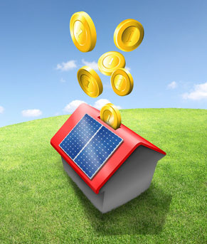 Une installation solaire : quasi de l'argent qui vous tombe du ciel !